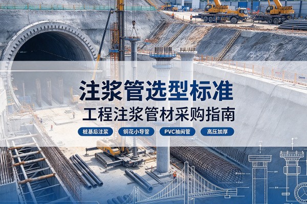 自贡注浆管选型标准