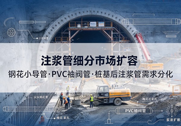自贡注浆管细分市场扩容，隧道钢花小导管、PVC 袖阀管、桩基后注浆管需求分化
